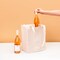 Blank Canvas Wine Tote Bag for DIY Crafts, 6 Bottle Carrier with Divider — 100% Cotton, Paintable, Natural
